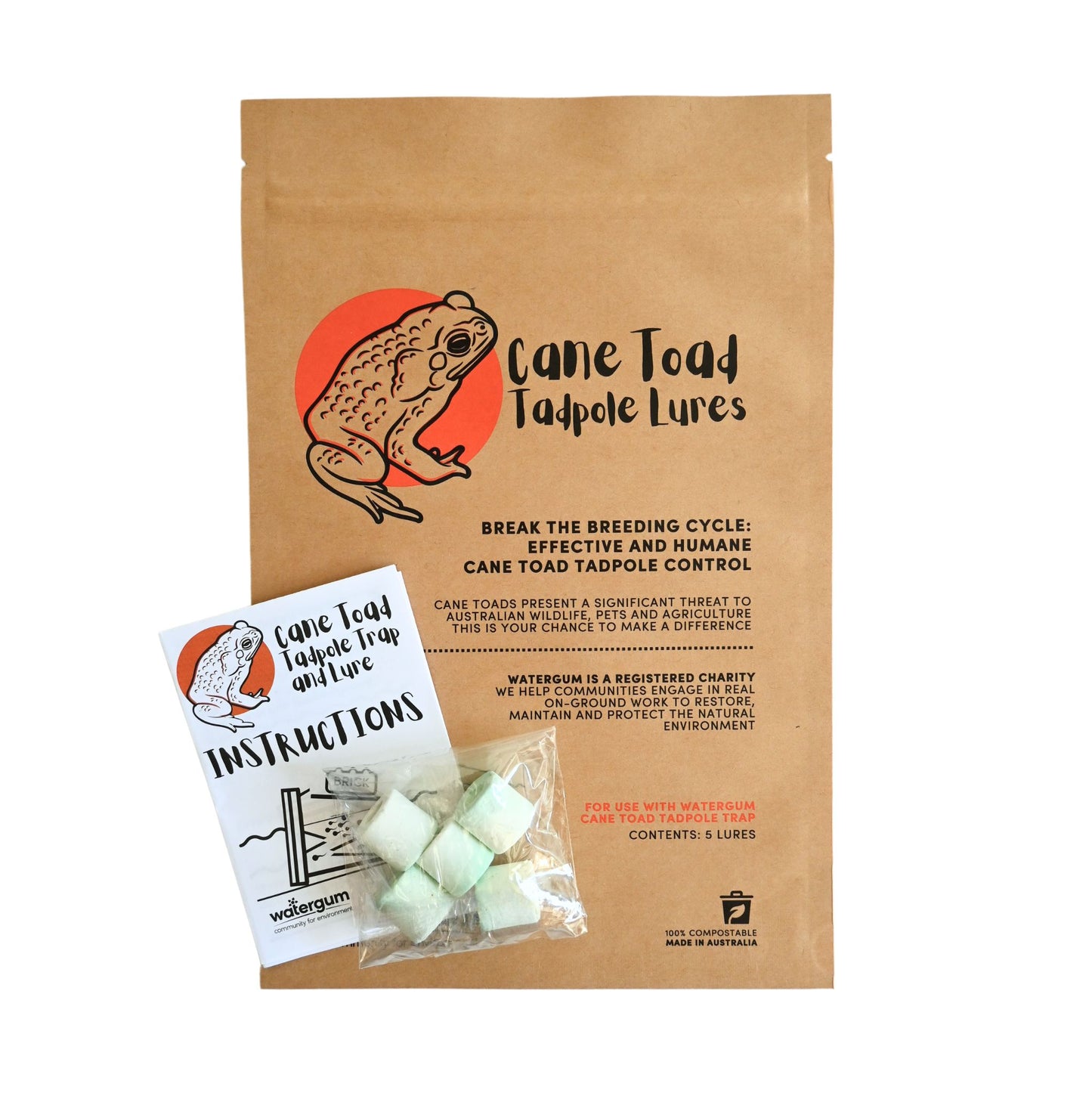 Cane Toad Tadpole Trap and Lure Package