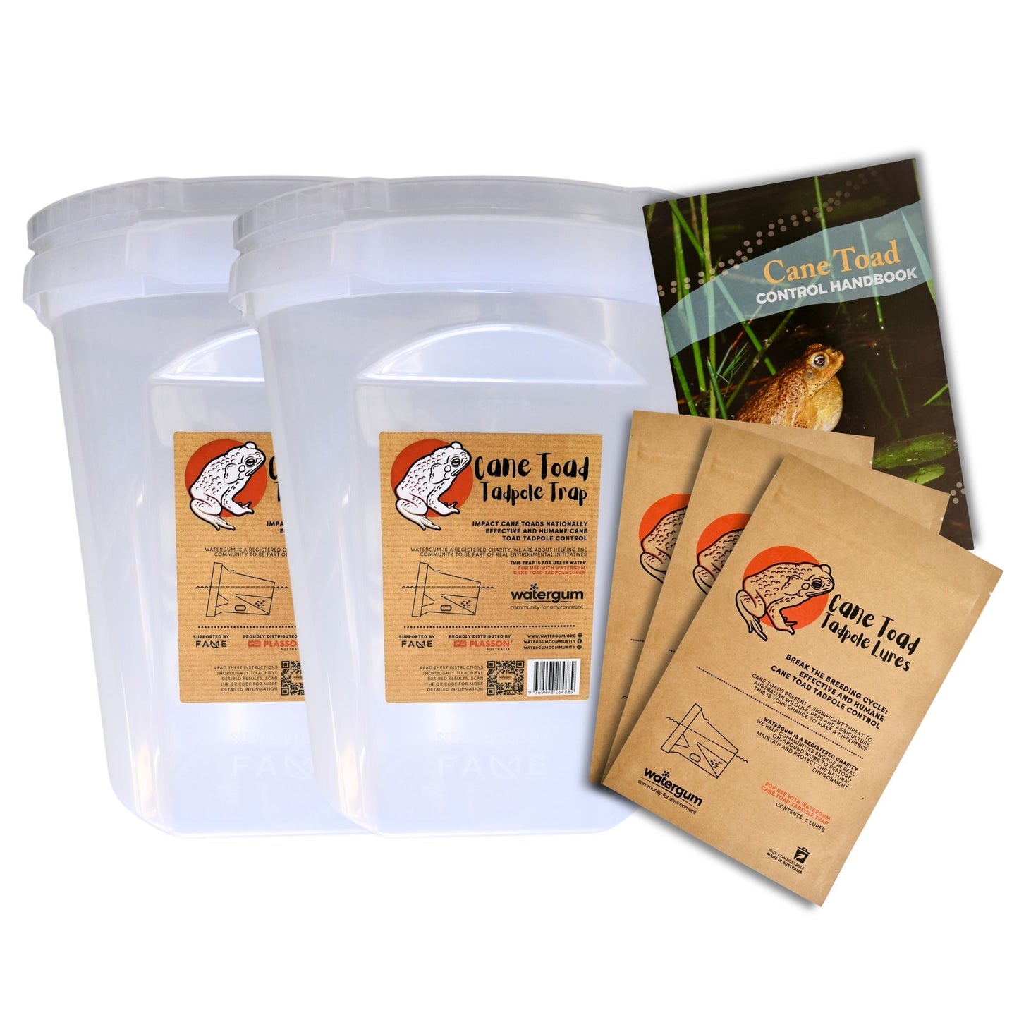 Cane Toad Tadpole Trap and Lure Landowner Pack